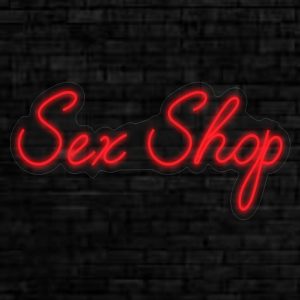 LUMINÁRIA PAINEL NEON LED - SEX SHOP - 60x22