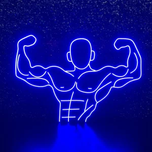 LUMINÁRIA PAINEL NEON LED - FISIOCULTURISTA- 90cm